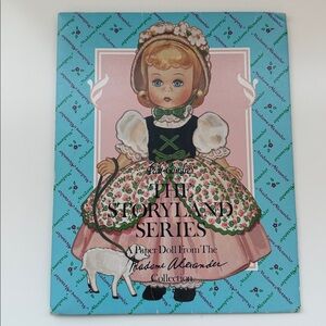 Madame Alexander Red and White Paper Doll